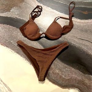 Small Brown Swim Suit